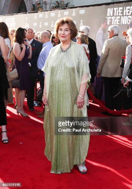 Actress Diane Baker attends the 50th anniversary screening of "In The Heat Of The Night" at the 2017 TCM Classic Film Festival opening night gala at...