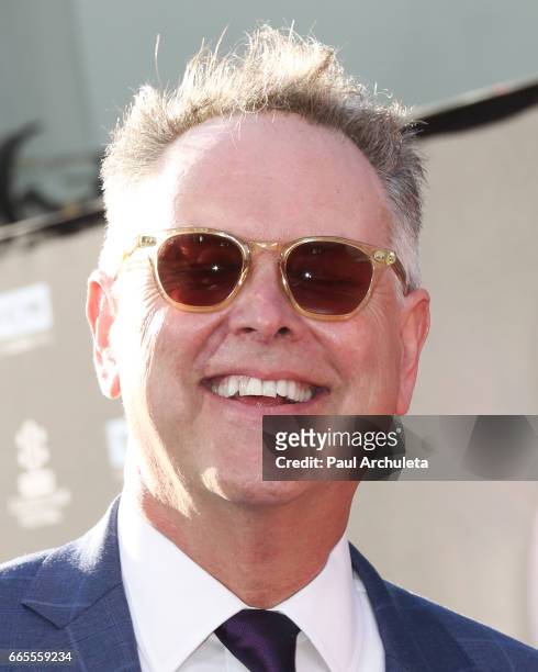 Writer Eddie Muller attends the 50th anniversary screening of "In The Heat Of The Night" at the 2017 TCM Classic Film Festival opening night gala at...