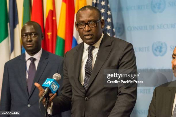 Following a United Nations Security Council meeting regarding the security situation in Mali, Malian Foreign Minister Abdoulaye Diop spoke with the...