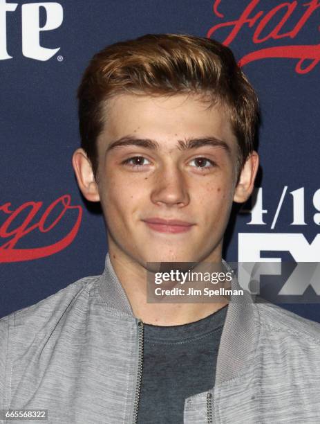 Actor Keidrich Sellati attends the FX Network 2017 All-Star Upfront at SVA Theater on April 6, 2017 in New York City.