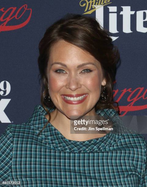 Actress Amber Nash attends the FX Network 2017 All-Star Upfront at SVA Theater on April 6, 2017 in New York City.