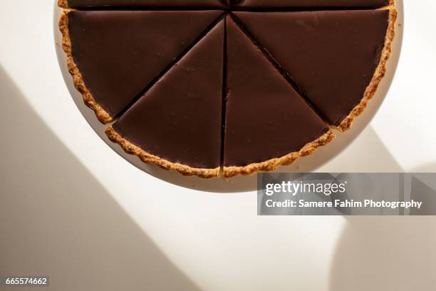 tarte choco - chocolate pie stockfoto's en -beelden