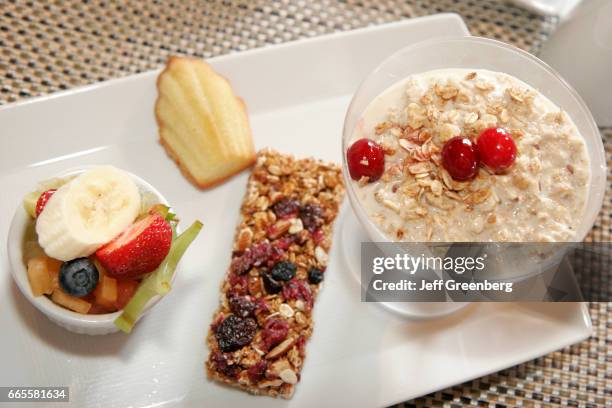 Quebec City, Panache Restaurant, breakfast platter.