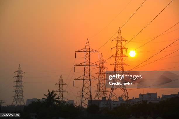 chennai sunset - electrical component stock pictures, royalty-free photos & images