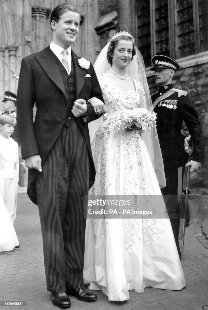 Jlhn Spencer and Frances Roche Wedding Day - Westminster Abbey