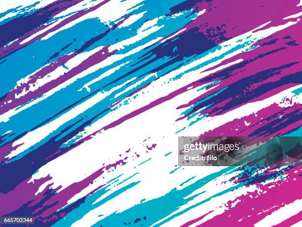 abstract retro brush background - teal stock illustrations