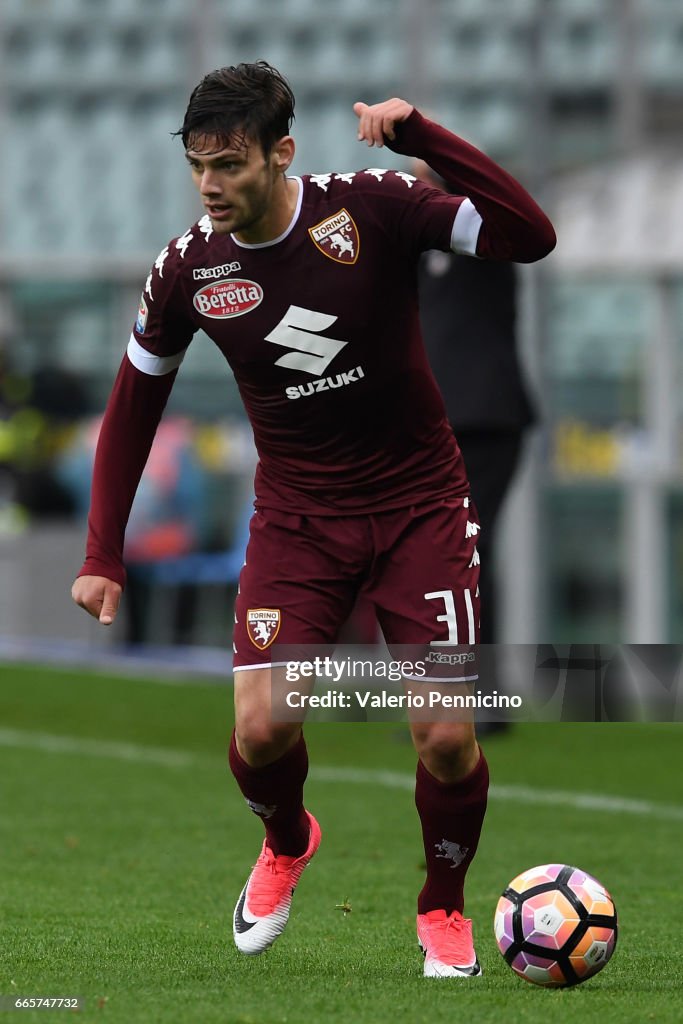 Lucas Boye of FC Torino in action during the Serie A match between FC