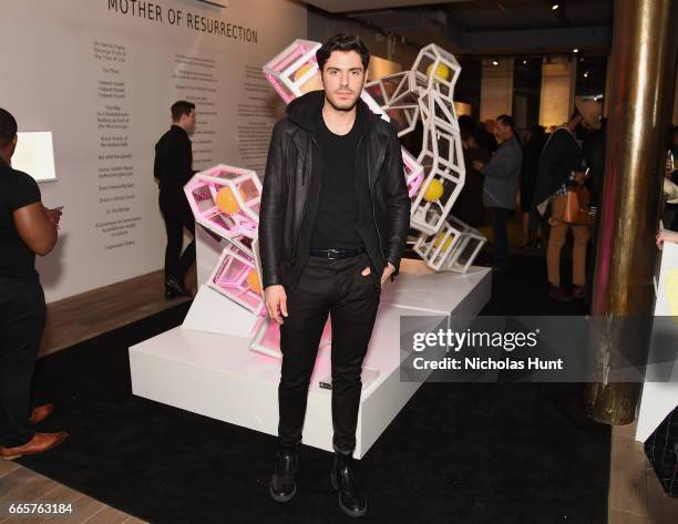 Joey Zauzig attends HBO's The HeLa Project Exhibit For "The Immortal Life of Henrietta Lacks" on April 6, 2017 in New York City.