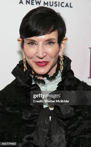 Amy Fine Collins attends the Broadway Opening Night Performance of 'War Paint' at the Nederlander Theatre on April 6, 2017 in New York City.