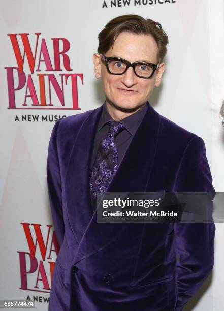 Hamish Bowles attends the Broadway Opening Night Performance of 'War Paint' at the Nederlander Theatre on April 6, 2017 in New York City.