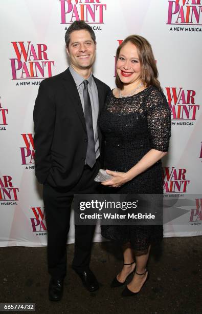 Tom Kitt and Rita Pietropinto attend the Broadway Opening Night Performance of 'War Paint' at the Nederlander Theatre on April 6, 2017 in New York...