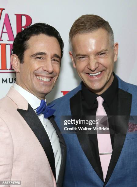 Christopher Gattelli and Stephen Bienskie attend the Broadway Opening Night Performance of 'War Paint' at the Nederlander Theatre on April 6, 2017 in...