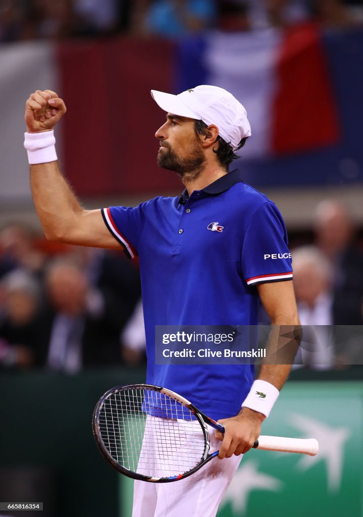 France v Great Britain - Davis Cup World Group Quarter-Final: Day One