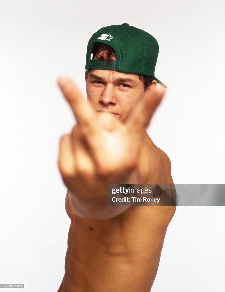 The Rapper Marky Mark Marky Mark, singer and rapper of the Funky Bunch, posing in the... News ...