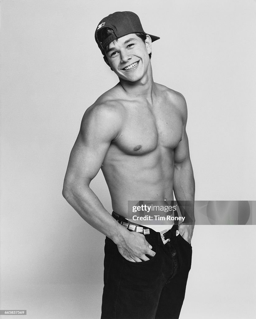 The Rapper Marky Mark Marky Mark, singer and rapper of the Funky Bunch, posing in the... News ...
