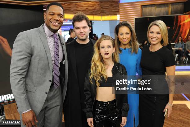 Marian Hill perform live on "Good Morning America," Friday, April 7, 2017 airing on the Walt Disney Television via Getty Images Television Network....