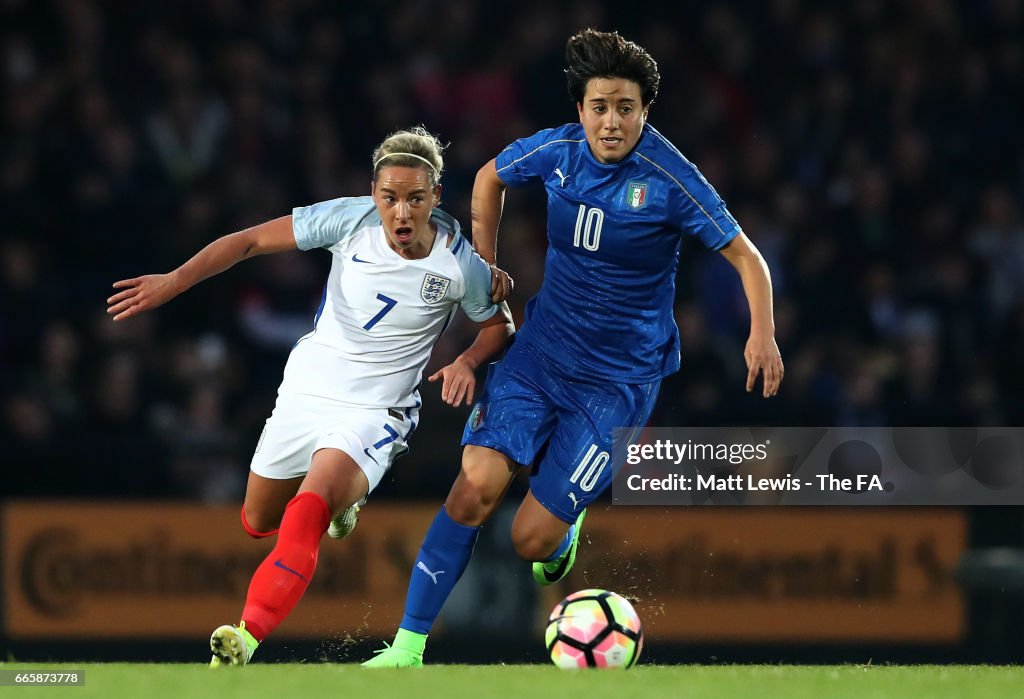 England Women v Italy Women - International Friendly