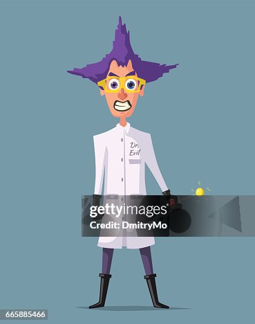 Científico Loco Graciosos Personajes Ilustración Vectorial De Dibujos Animados Ilustración de stock - Getty Images Científico Loco Graciosos Personajes Ilustración Vectorial De Dibujos Animados Ilustración de stock - Getty Images