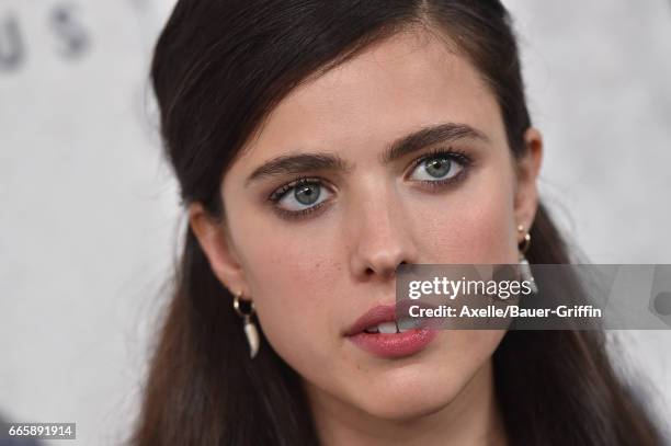 Actress Margaret Qualley arrives at the Season 3 Premiere of 'The Leftovers' at Avalon Hollywood on April 4, 2017 in Los Angeles, California.