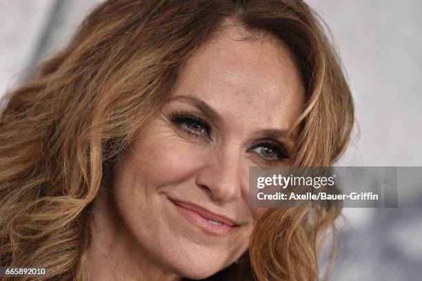 Actress Amy Brenneman arrives at the Season 3 Premiere of 'The Leftovers' at Avalon Hollywood on April 4, 2017 in Los Angeles, California.