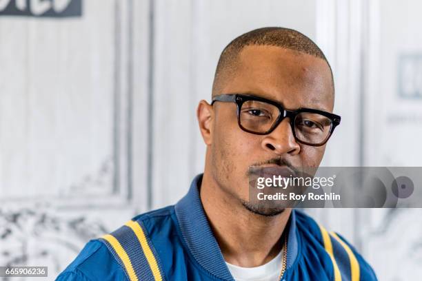 Rapper T.I. Discusses "T.I. & Tiny: The Family Hustle" with the Bulid Series at Build Studio on April 7, 2017 in New York City.