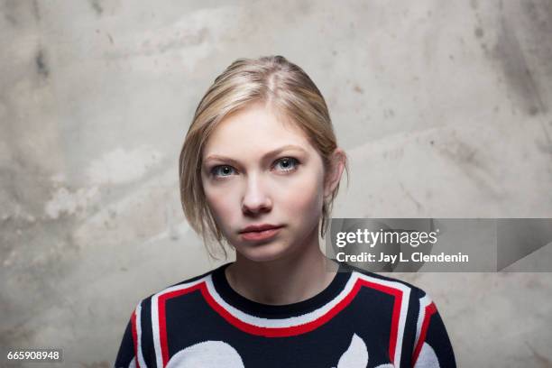 Actress Tavi Gevinson, from the film, "Person to Person," is photographed at the 2017 Sundance Film Festival for Los Angeles Times on January 20,...