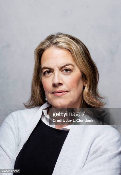 Director Marina Zenovich, from the film, "Water and Power," is photographed at the 2017 Sundance Film Festival for Los Angeles Times on January 20,...