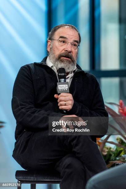 Actor Mandy Patinkin discusses "Homeland" and "Smurfs: The Lost Village" with the Build Series at Build Studio on April 7, 2017 in New York City.