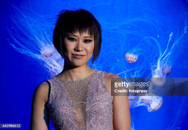 Yuja Wang performs at the Oceanografic on April 7, 2017 in Valencia, Spain.