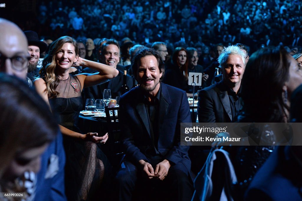 32nd Annual Rock & Roll Hall Of Fame Induction Ceremony - Inside