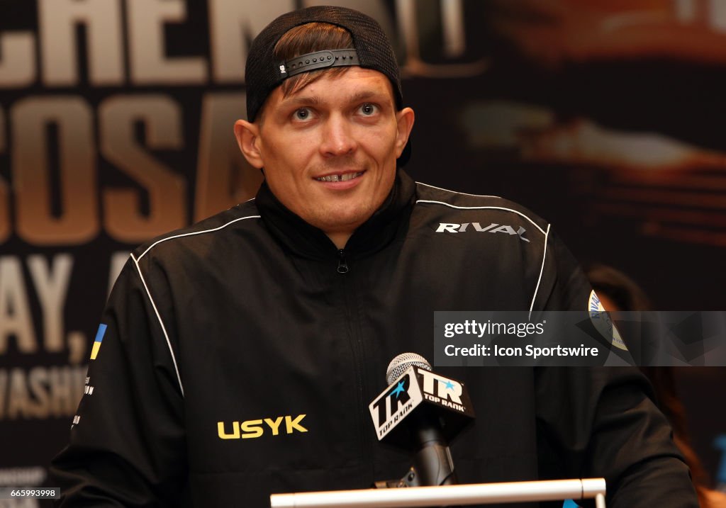 BOXING: APR 06 Top Rank Championship Boxing Press Conference - Sosa v. Lomachenko