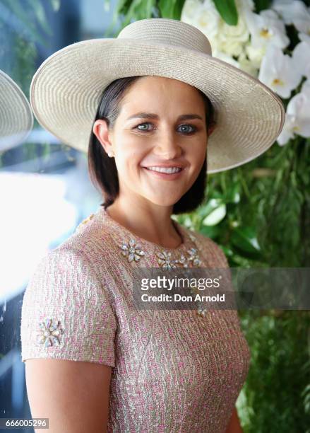 Michelle Payne attends The Championships Day 2 Queen Elizabeth Stakes at Royal Randwick Racecourse on April 8, 2017 in Sydney, Australia.