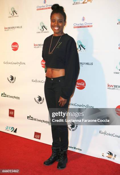 Actress KeAnna Goodin attends the Santee High School Fashion Show at Los Angeles Trade Technical College on April 7, 2017 in Los Angeles, California.