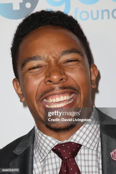 Actor Allen Maldonado attends the 4th annual unite4:humanity Gala at the Beverly Wilshire Four Seasons Hotel on April 7, 2017 in Beverly Hills,...