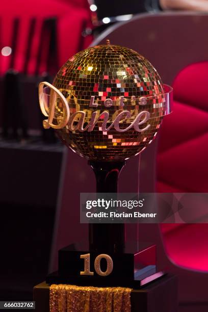 Motsi Mabuse and Joachim Llambi during the 4th show of the tenth season of the television competition 'Let's Dance' on April 7, 2017 in Cologne,...