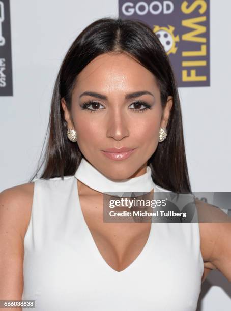 Actress Ana Isabelle attends the premiere of Parade Deck Films' "The Eyes" at Arena Cinelounge on April 7, 2017 in Hollywood, California.