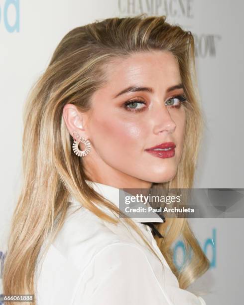 Actress Amber Heard attends the 4th annual unite4:humanity gala at the Beverly Wilshire Four Seasons Hotel on April 7, 2017 in Beverly Hills,...