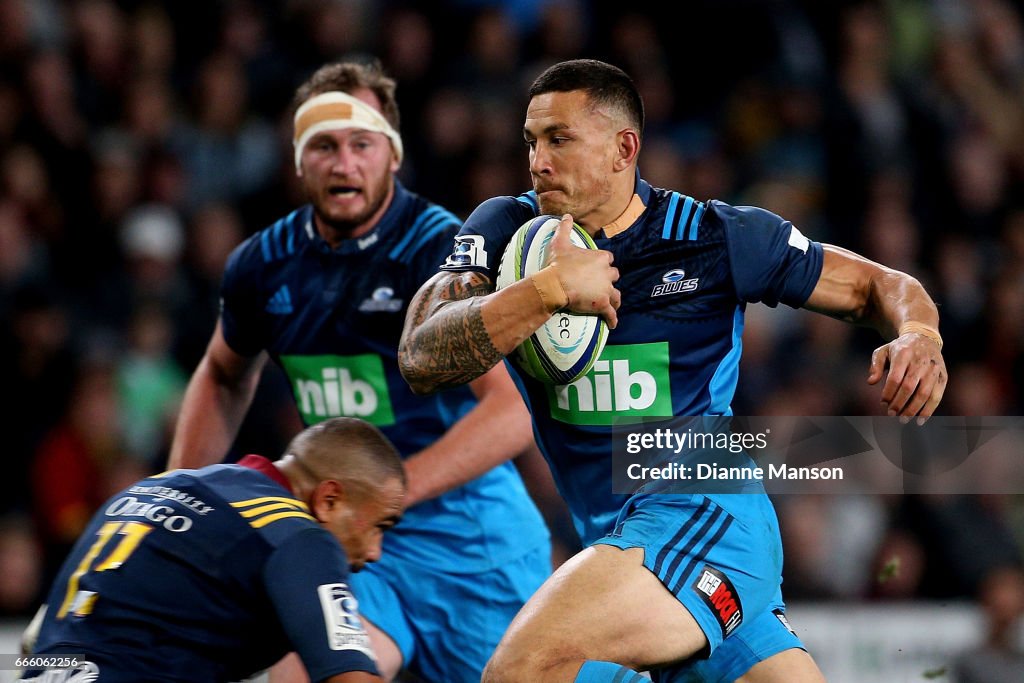 Super Rugby Rd 7 - Highlanders v Blues