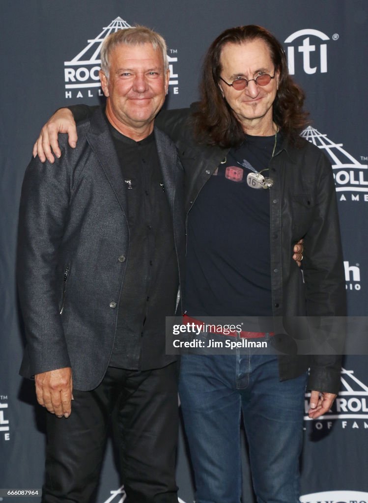 32nd Annual Rock & Roll Hall Of Fame Induction Ceremony - Press Room