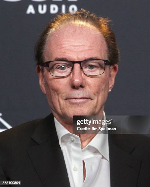 Inductee Aynsley Dunbar of Journey attends the Press Room of the 32nd Annual Rock & Roll Hall Of Fame Induction Ceremony at Barclays Center on April...