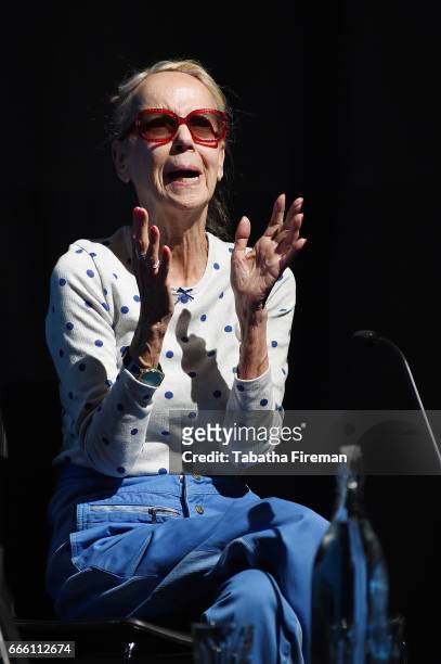 Actress Georgina Hale talks to the audience following a screening of The Author of Beltraffio during the BFI & Radio Times TV Festival at BFI...