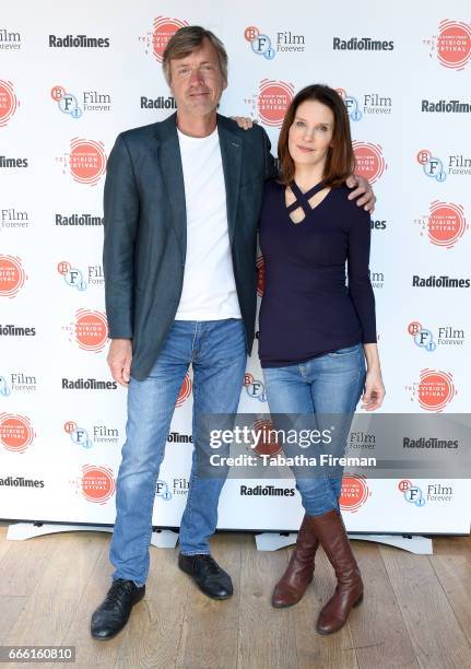 Richard Madeley and Susie Dent attends the BFI & Radio Times TV Festival at the BFI Southbank on April 8, 2017 in London, England.