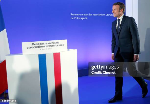 Former French Economy Minister, founder and President of the political movement 'En Marche!' and French presidential election candidate Emmanuel...