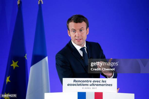 Former French Economy Minister, founder and President of the political movement 'En Marche!' and French presidential election candidate Emmanuel...