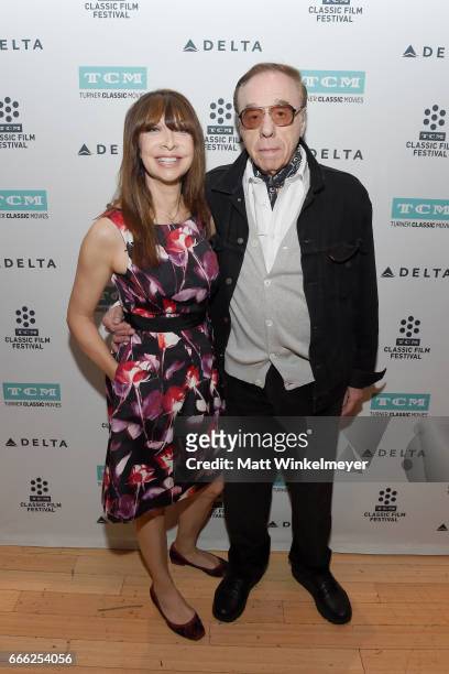 Host Illeana Douglas and director Peter Bogdanovich attend the screening of 'The Last Picture Show' during the 2017 TCM Classic Film Festival on...