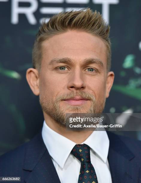 Actor Charlie Hunnam arrives at the Premiere of Amazon Studios' 'The Lost City of Z' at ArcLight Hollywood on April 5, 2017 in Hollywood, California.