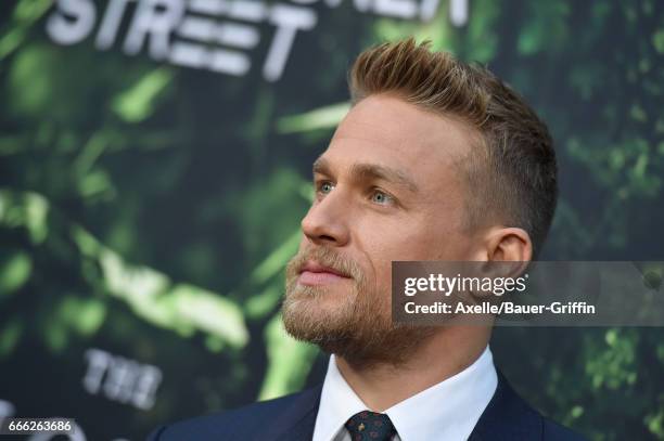 Actor Charlie Hunnam arrives at the Premiere of Amazon Studios' 'The Lost City of Z' at ArcLight Hollywood on April 5, 2017 in Hollywood, California.