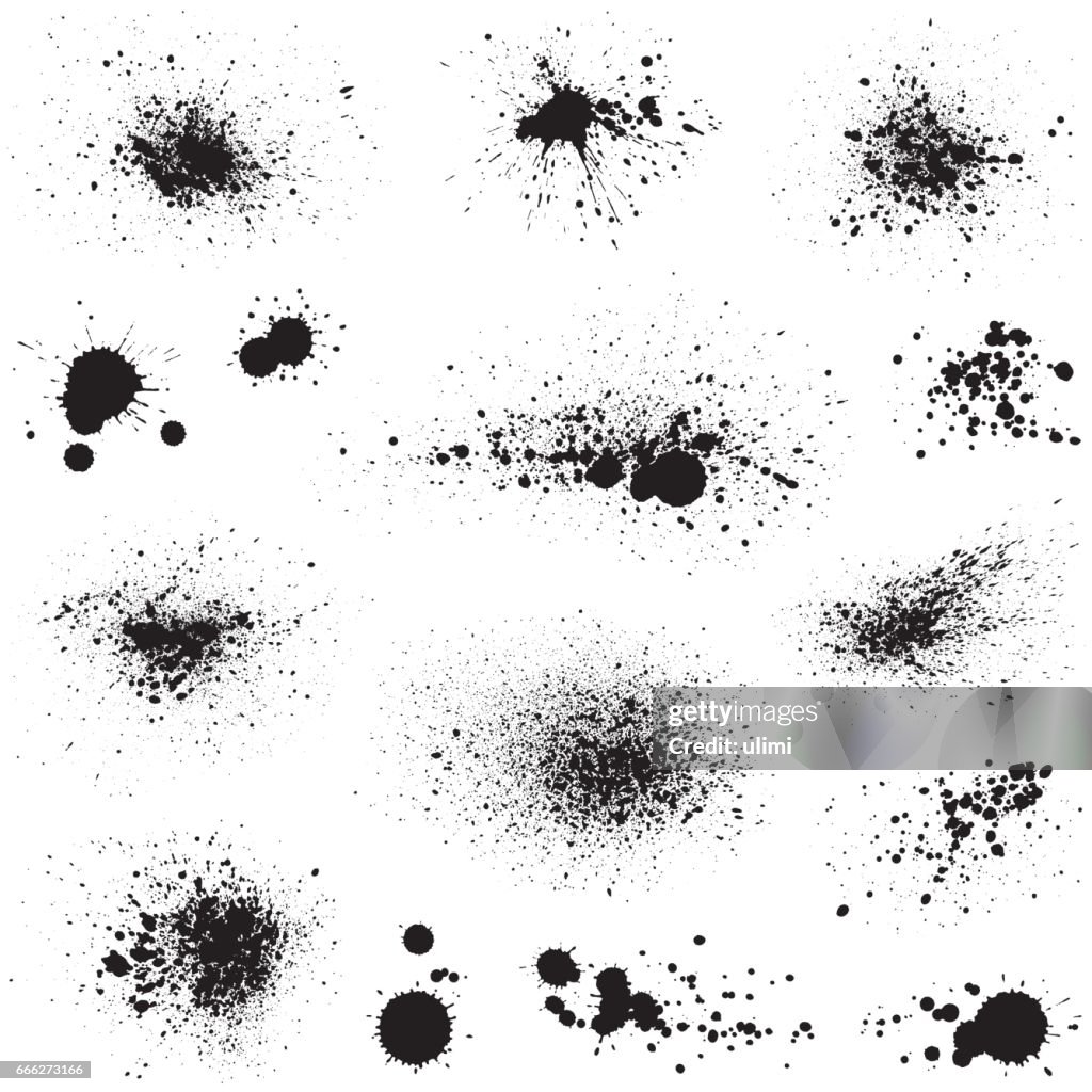 Inkt spatten