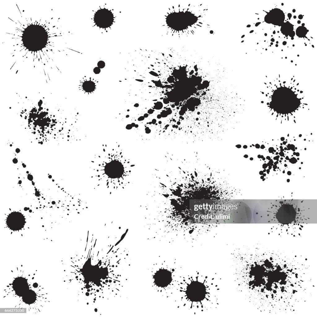 Ink Slashes Ink Splashes High-Res Vector Graphic - Getty Images