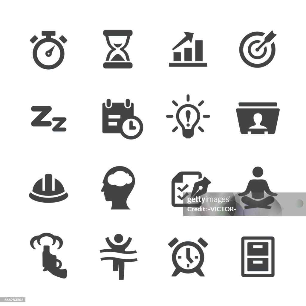 Productivity Icons Set - Acme Series